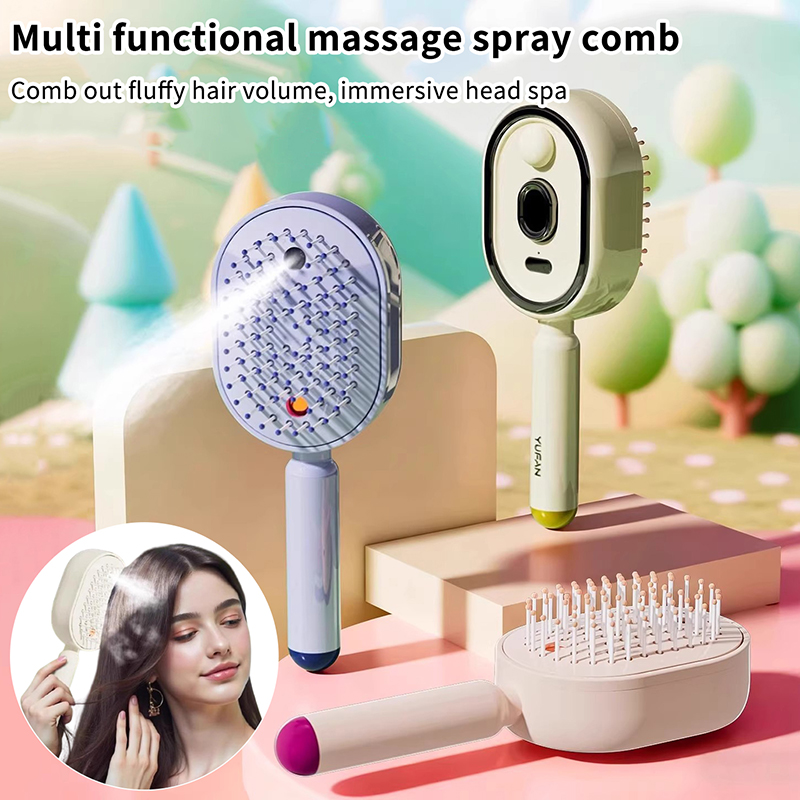 Hair Care Is Self Care - مشط تدليك متعدد الوظائف، مدلك فروة