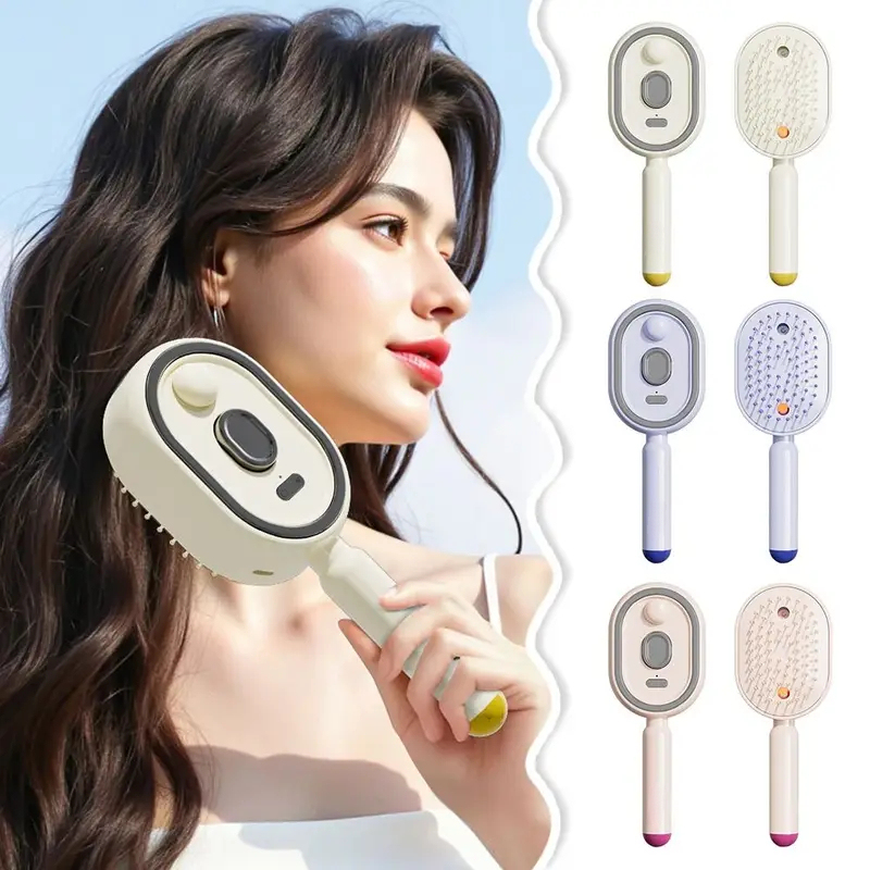 Hair Care Is Self Care - مشط تدليك كهربائي محمول جديد 2026