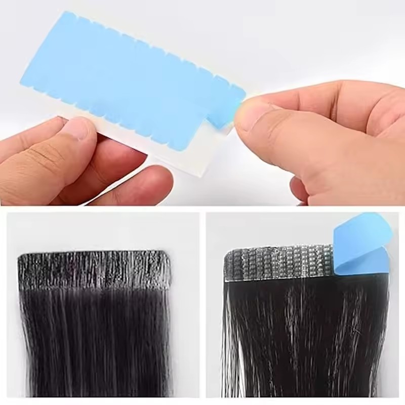 Hair Extension Tape In - شريط لاصق مزدوج الجوانب لتركيب وصلات