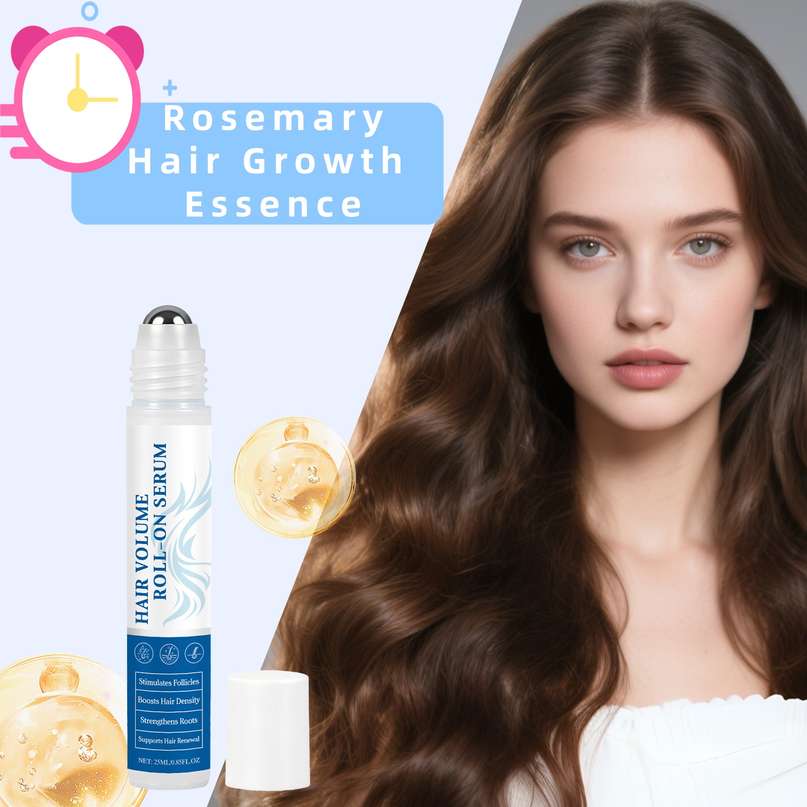 Hair Care Oil Serum - زيت إكليل الجبل لنمو الشعر، مغذي