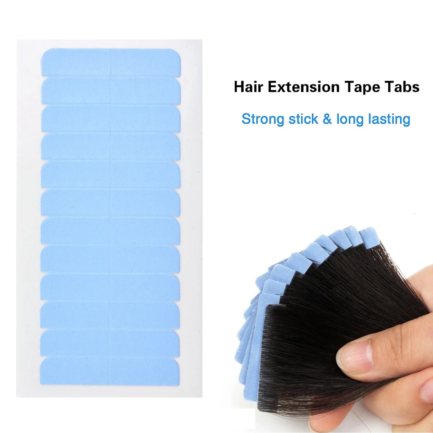 Hair Extension Tape In - شريط لاصق مزدوج الجوانب لتركيب الشعر