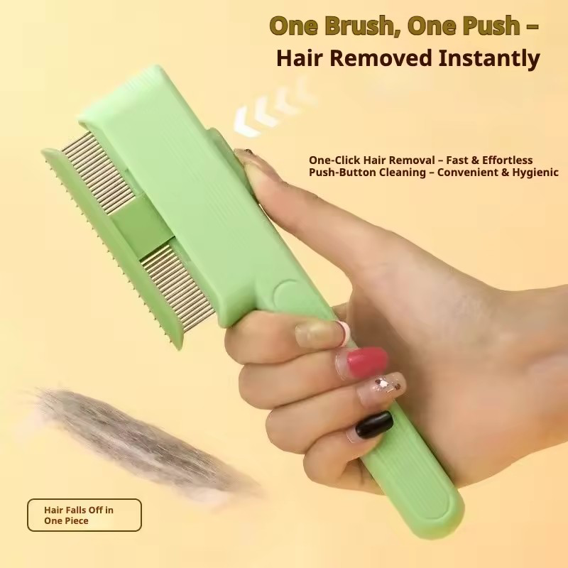 مشط ذاتي التنظيف لإزالة الشعر  - مراجعة Hair Care Is Self Care وسعره