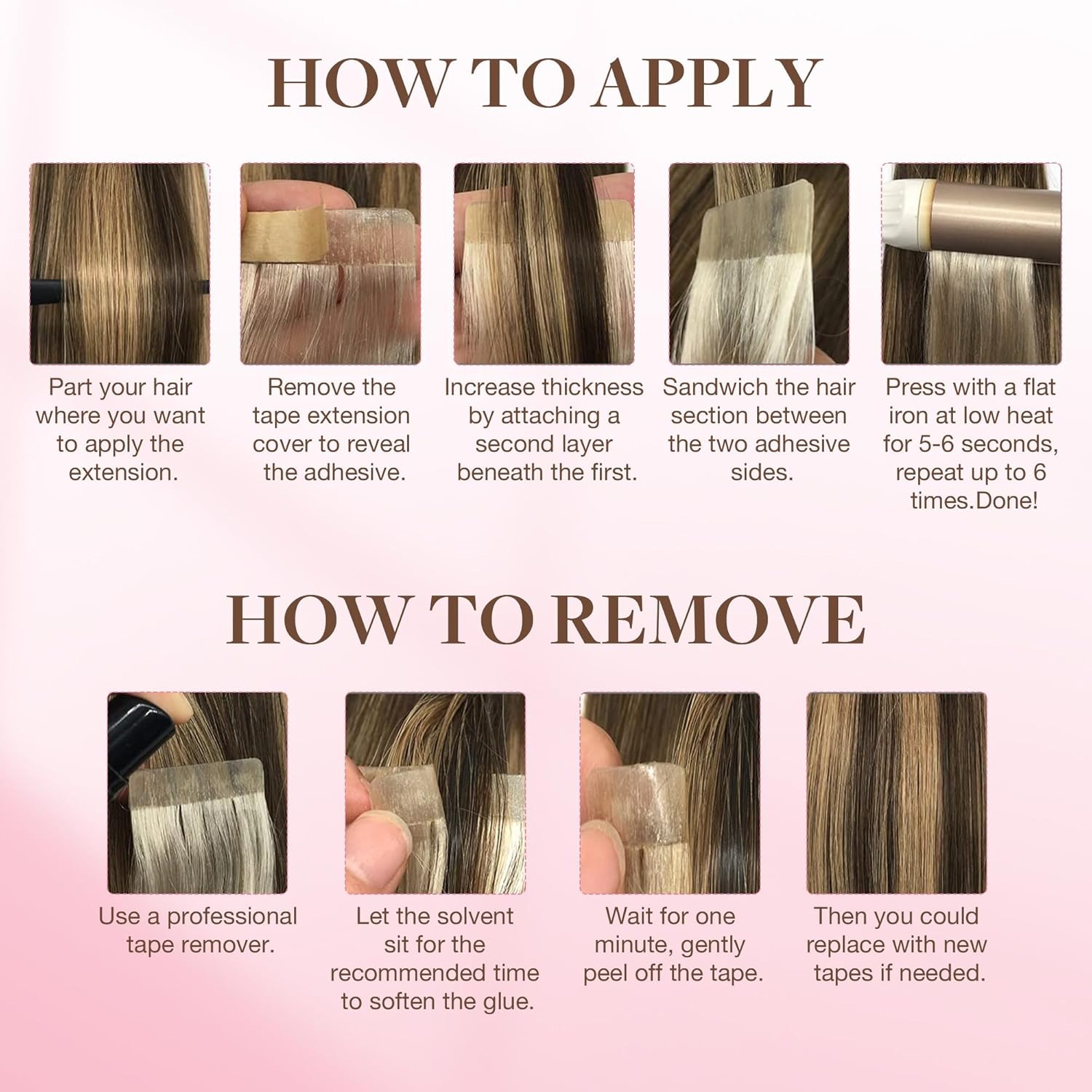 72 شريطًا (6 أوراق) من شريط تم - مراجعة Hair Extension Tape In وسعره