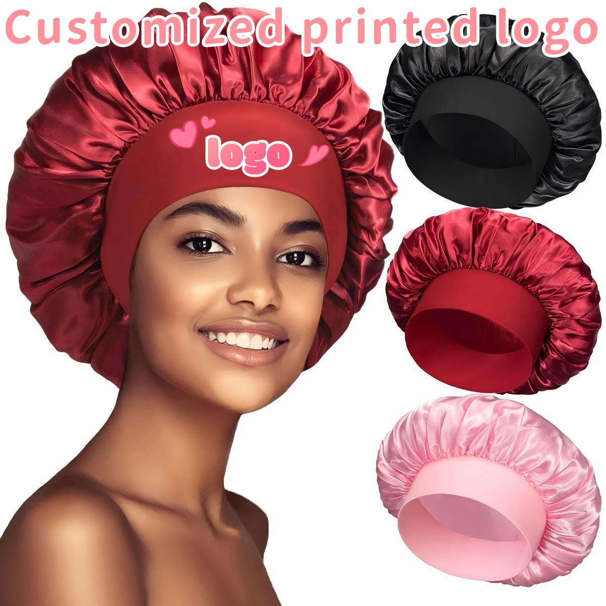 تخصيص مطبوعة شعار جديد المرأة  - مراجعة Hair Care Logo وسعره