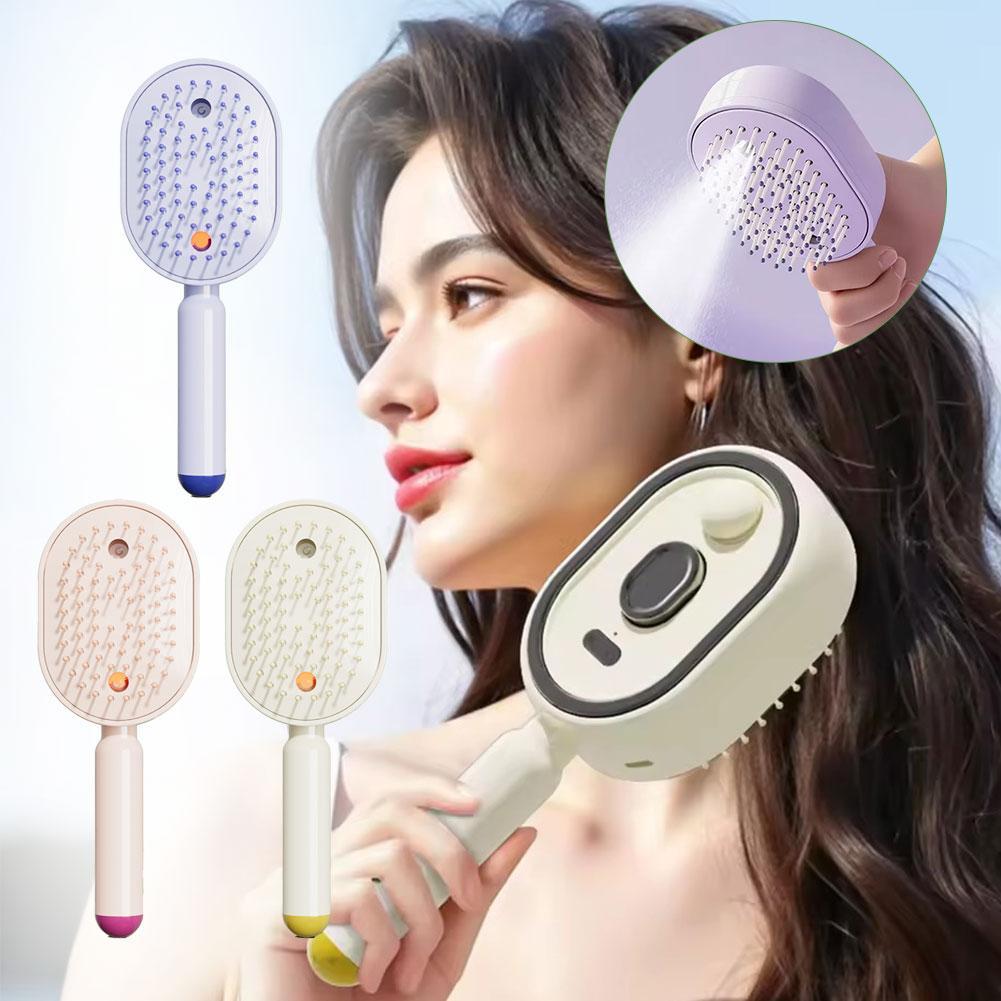 مشط تدليك كهربائي بالرش الهوائ - مراجعة Hair Care Is Self Care وسعره