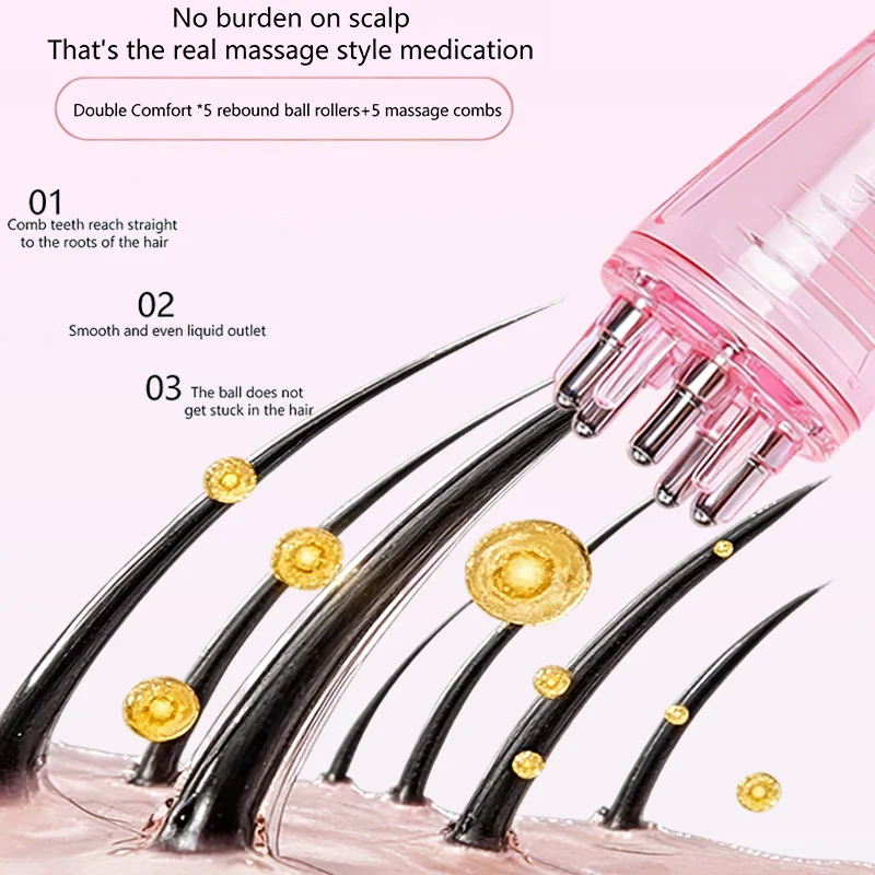 مشط تطبيق السوائل على فروة الر - مراجعة Hair Care Oil Serum وسعره