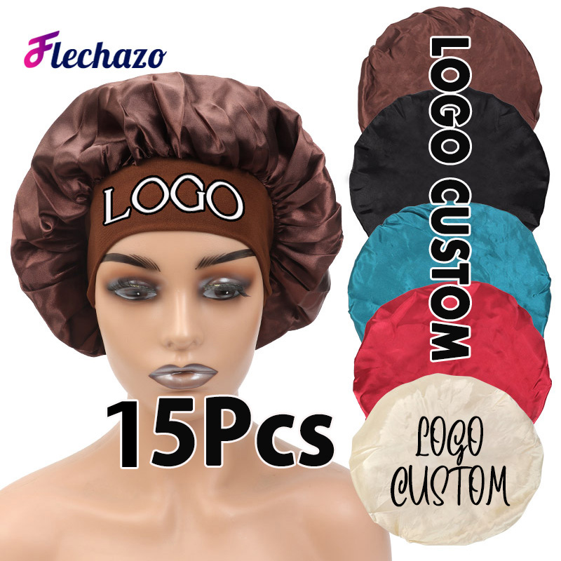 قبعة شعر من الساتان الحريري، ق - مراجعة Hair Care Logo وسعره