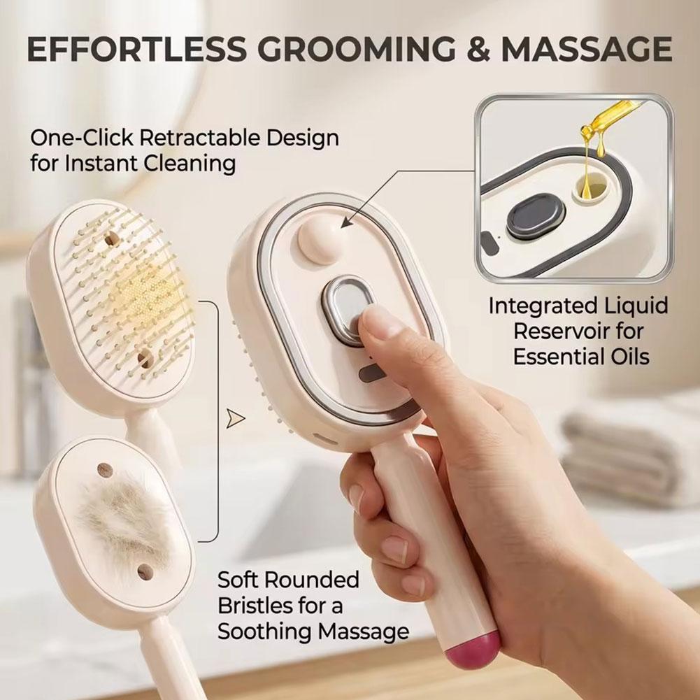 مجموعة مشط رش كهربائي مع تدليك - مراجعة Hair Care Is Self Care وسعره