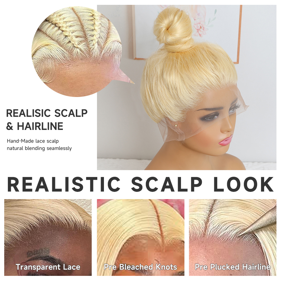 باروكة شعر طبيعي مستقيم 100% ب - مراجعة Lace Front Wig وسعره