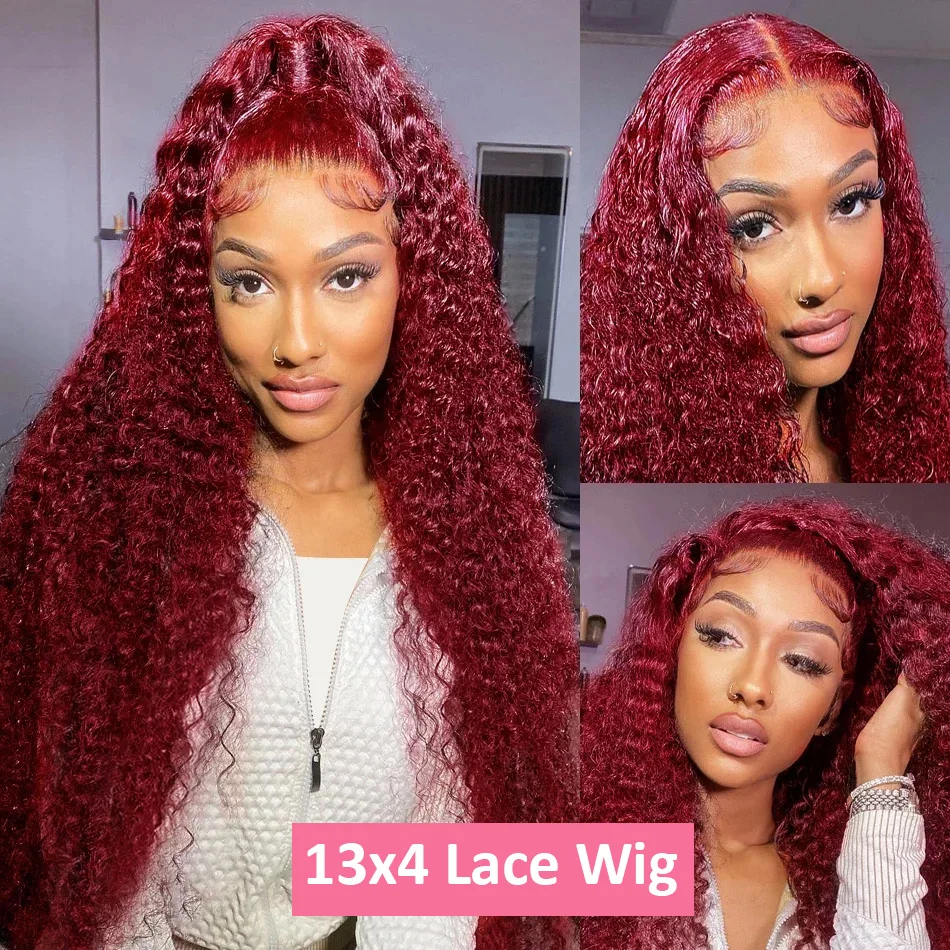 شعر مستعار بشري مموج عميق بلون - مراجعة Lace Front Wig وسعره