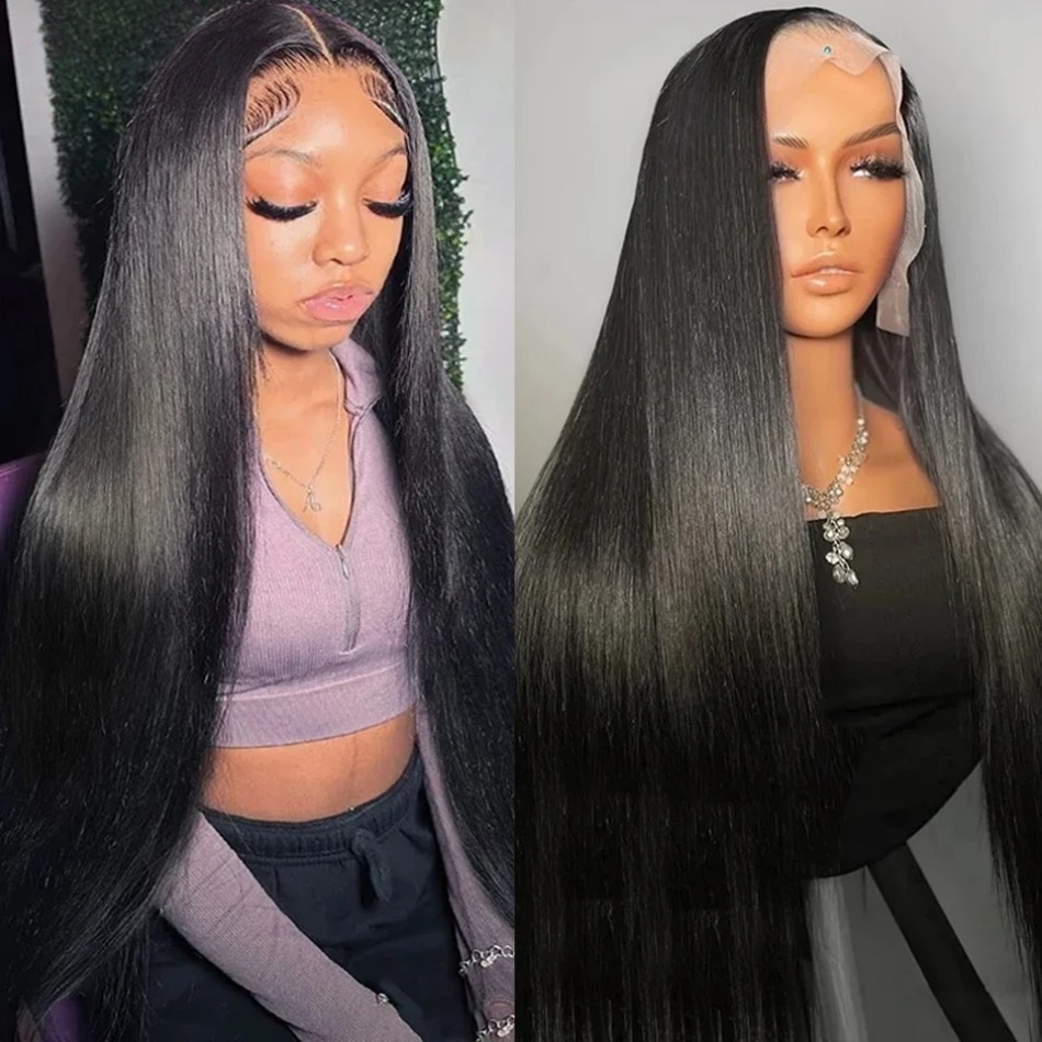 باروكة شعر بشري مستقيم بدون غر - مراجعة Lace Front Wig وسعره