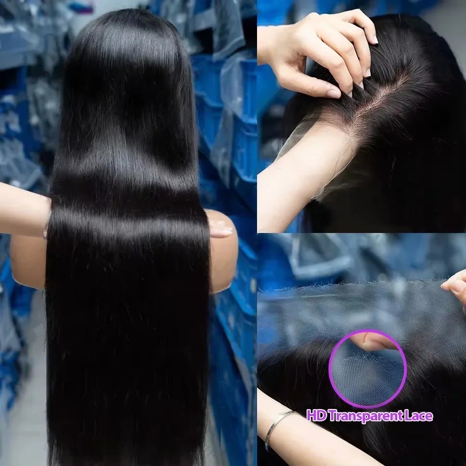 باروكة شعر بشري مستقيم بدون غر - مراجعة Lace Front Wig وسعره